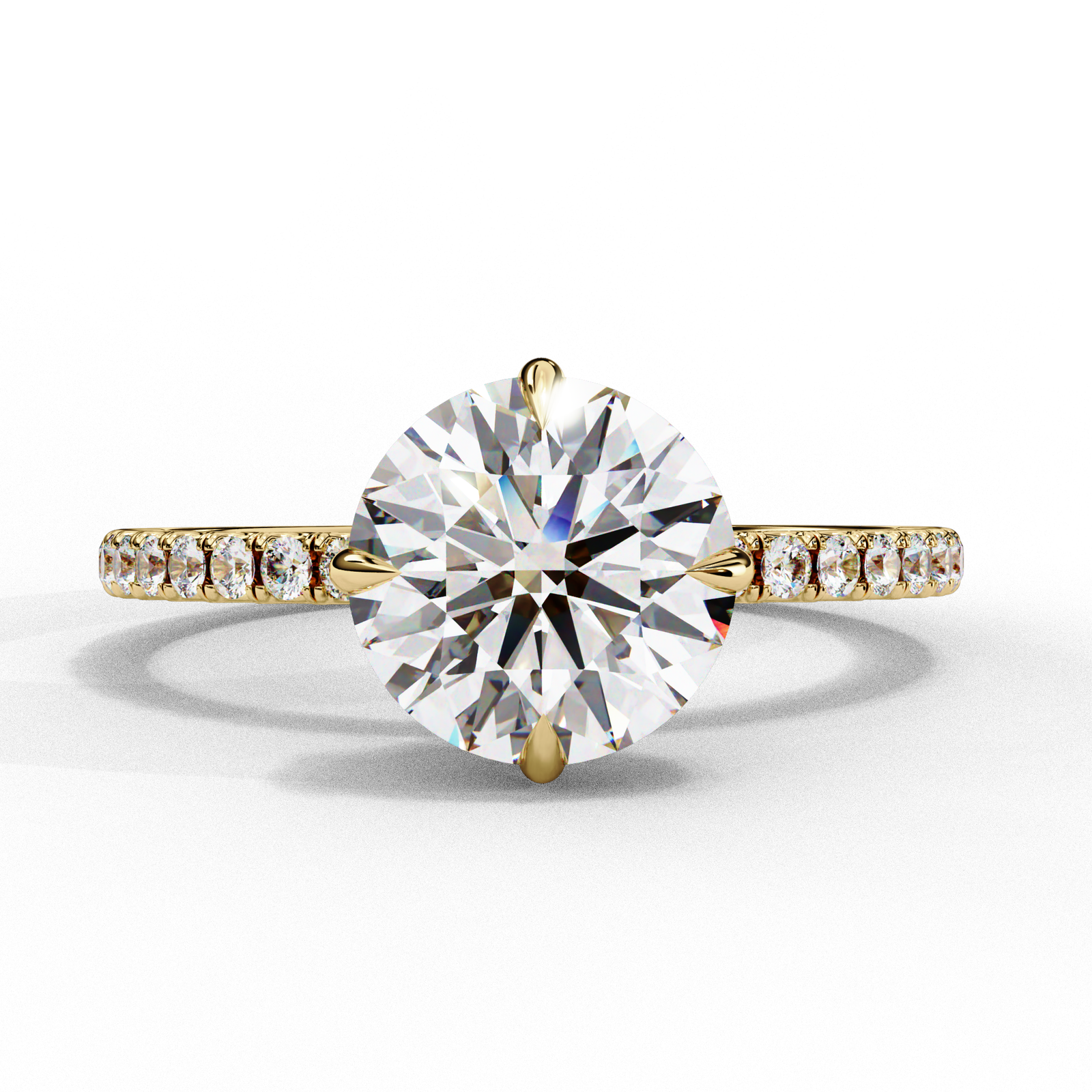Classic Round Brilliant Diamond Solitaire Ring