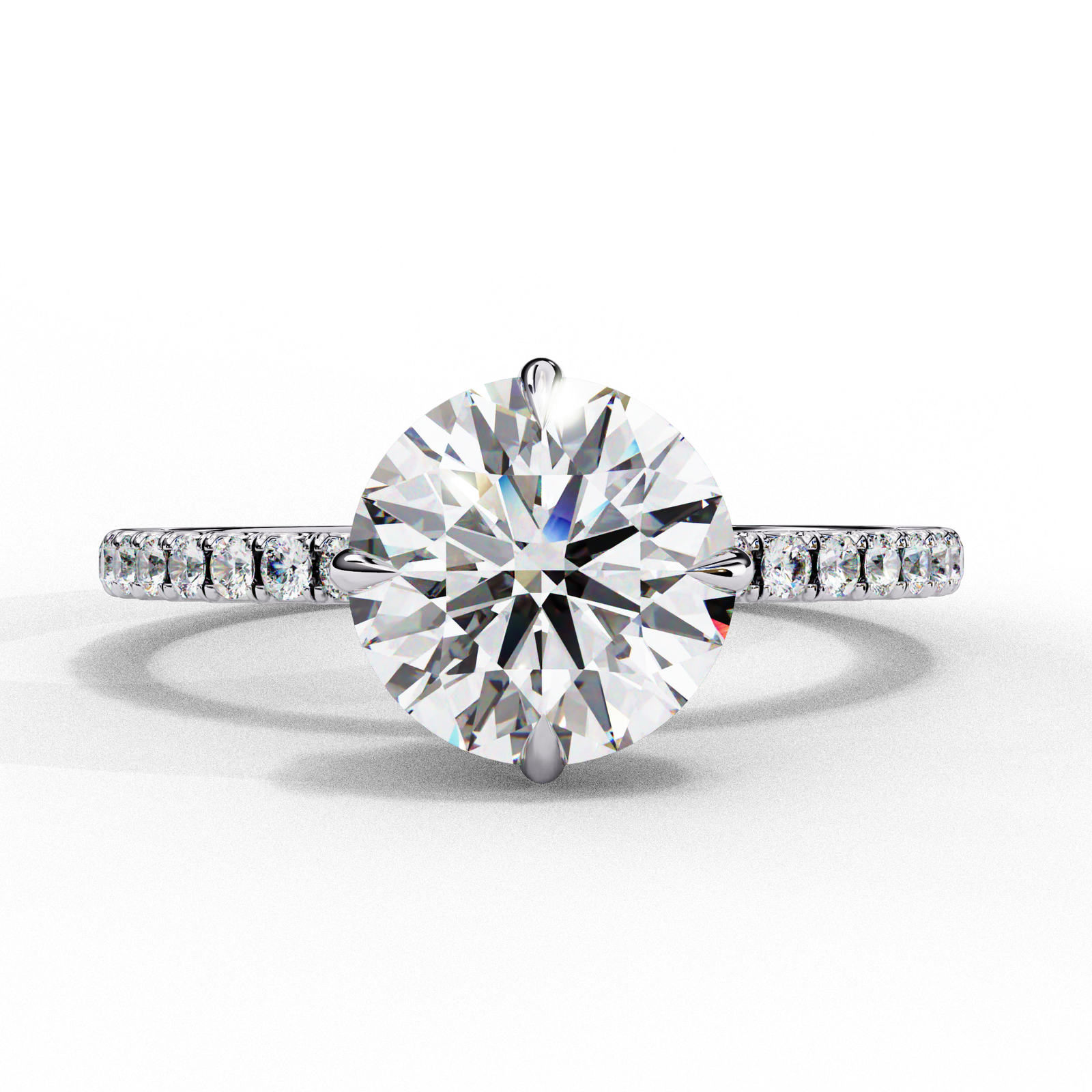 Classic Round Brilliant Diamond Solitaire Ring
