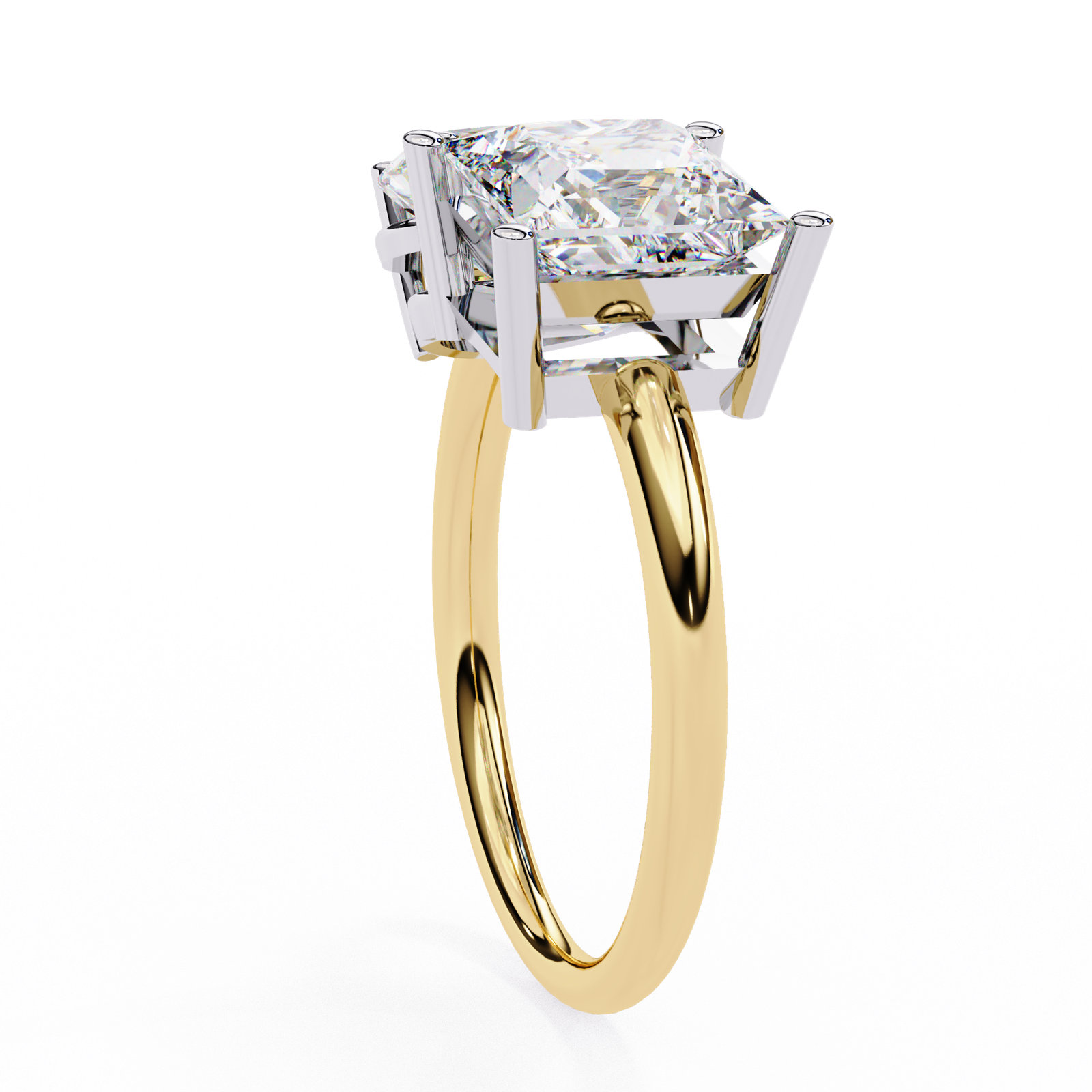 Royal Pear & Princess Toi et Moi Diamond Ring