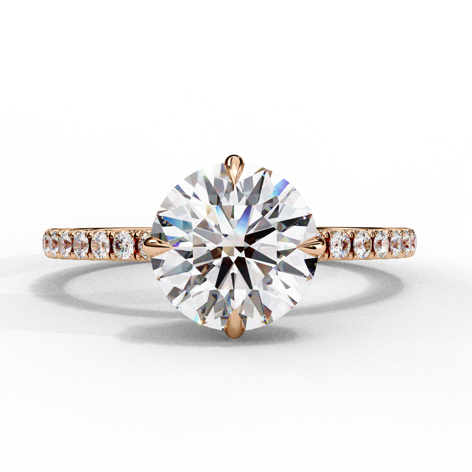 Classic Round Brilliant Diamond Solitaire Ring